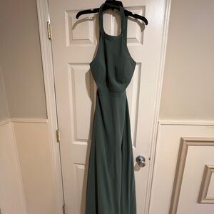 Azazie Sage Halter Maxi Dress